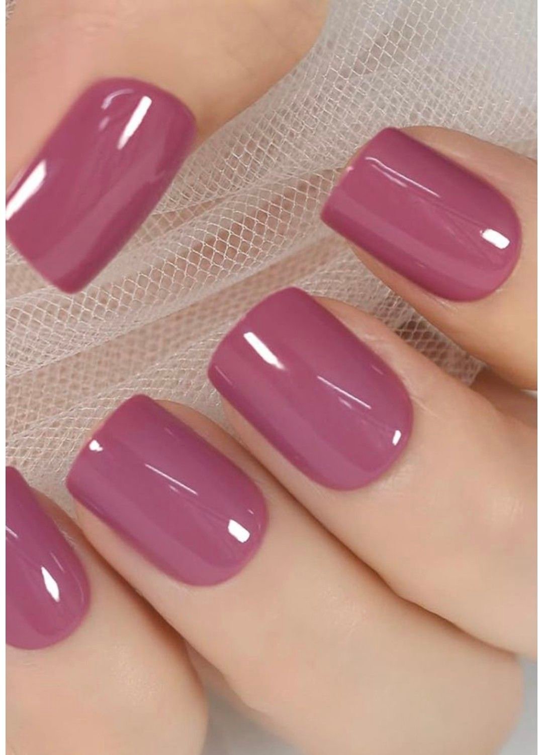 Clean Nails Aesthetic Short Pink