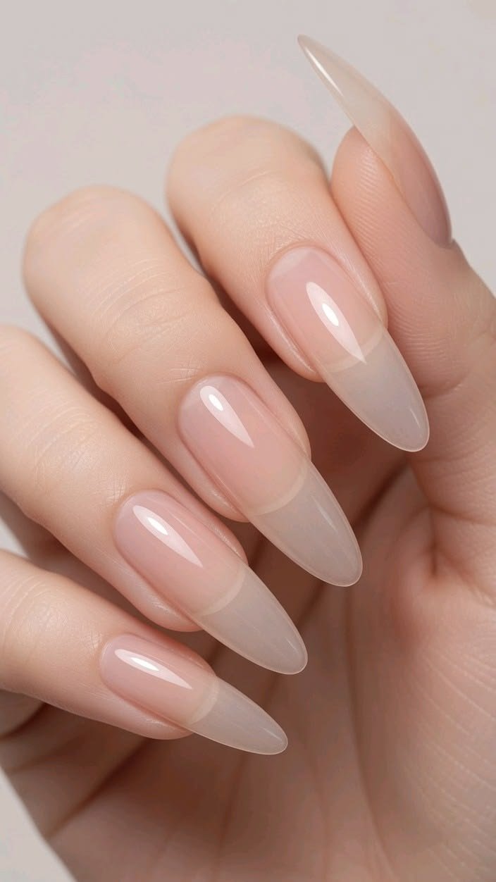 Clean Natural Long Nails