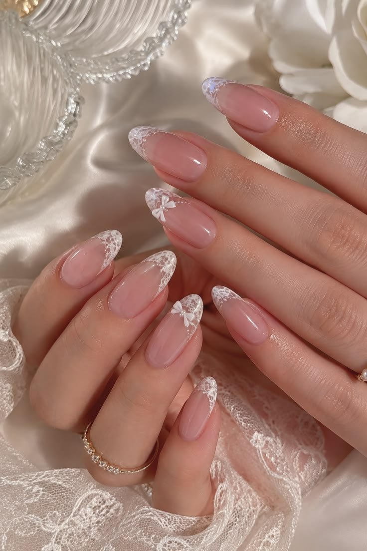 Clean Nails Aesthetic Almond French