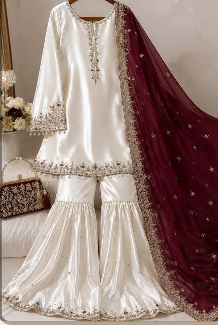 Short Shirt with Flapper Wedding Dress
