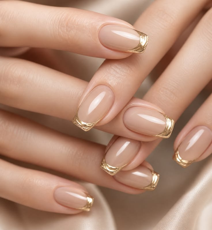 Clean Nails Aesthetic Short Square