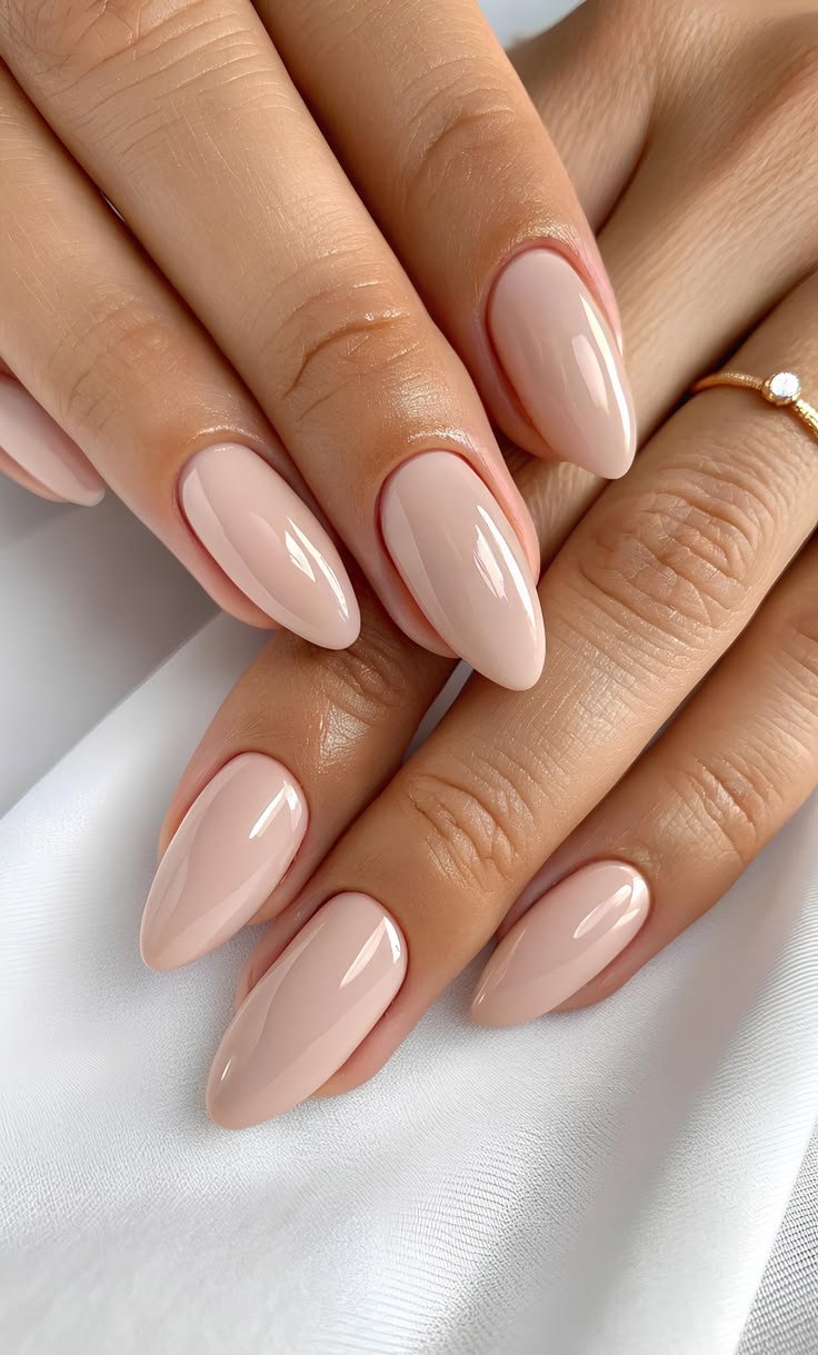 Clean Nails Aesthetic Almond Winter