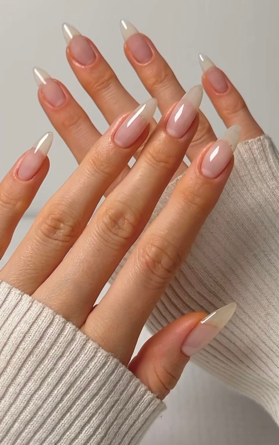 Clean Natural Long Nails