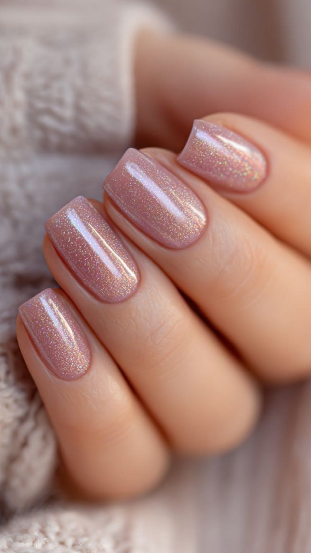 Clean Nails Aesthetic Short Coffin