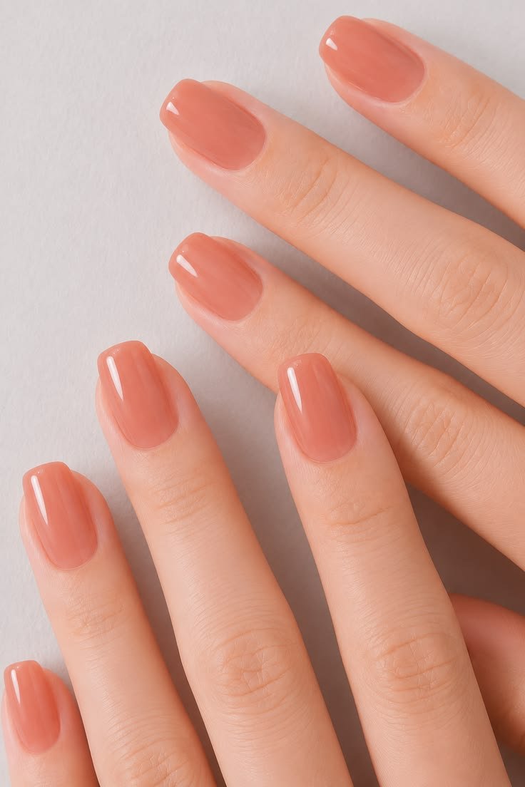 Clean Nails Aesthetic Short Natural