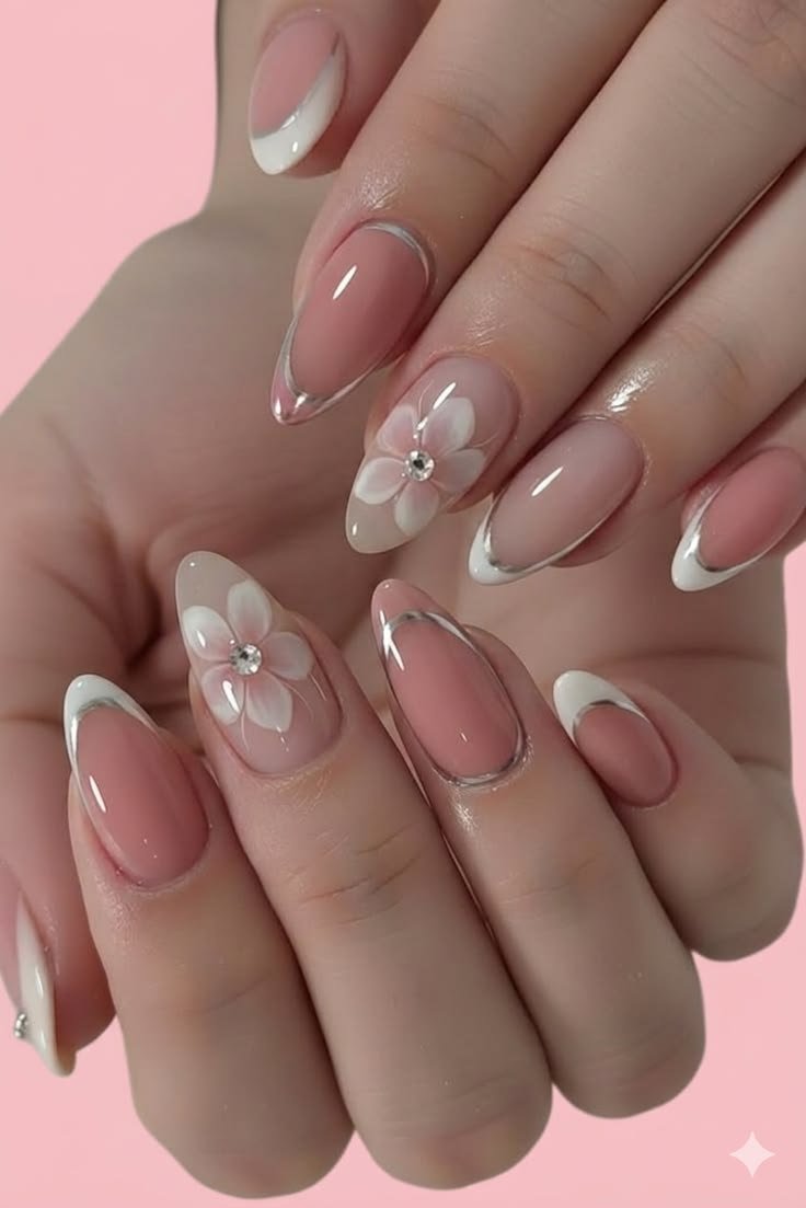 Clean Girl Nails Aesthetic Short Almond