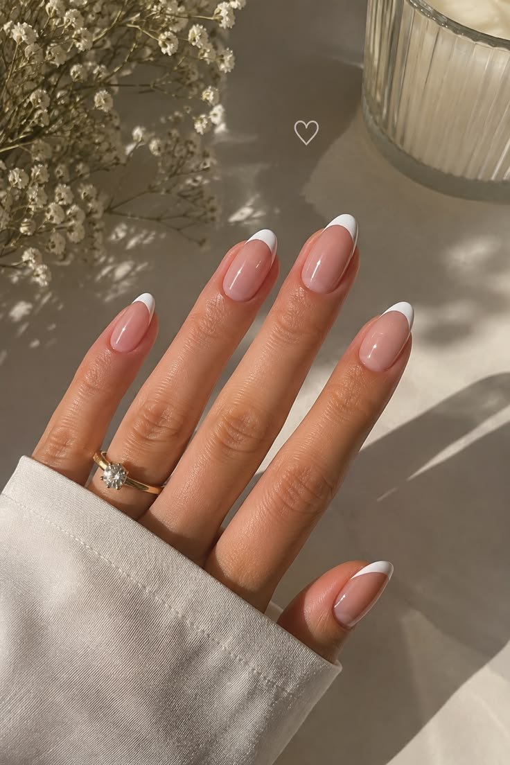 Clean Nails Aesthetic Short French