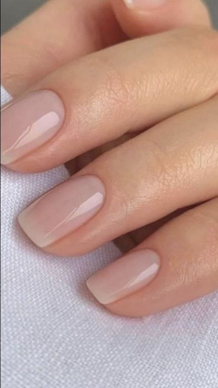 Clean Nails Aesthetic Short French