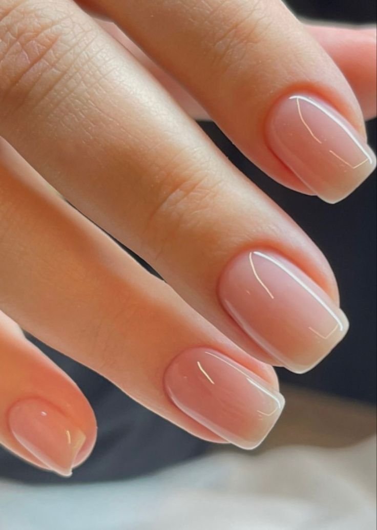 Clean Nails Aesthetic Short Natural
