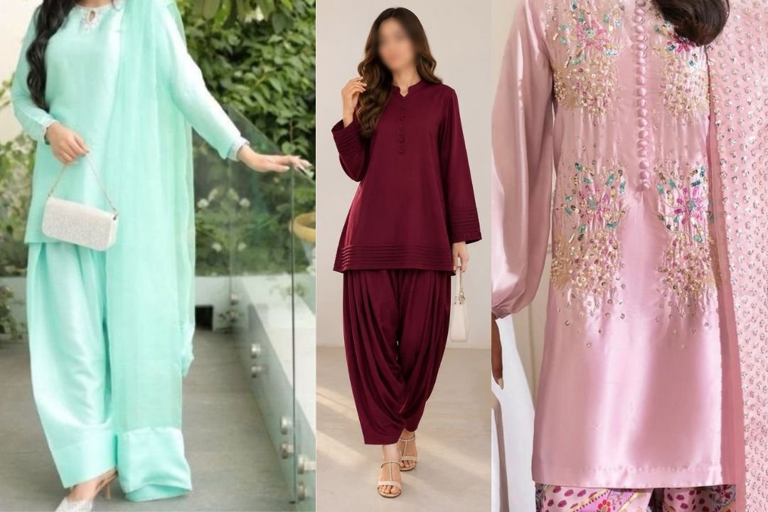 Short Shirt with Shalwar Formal