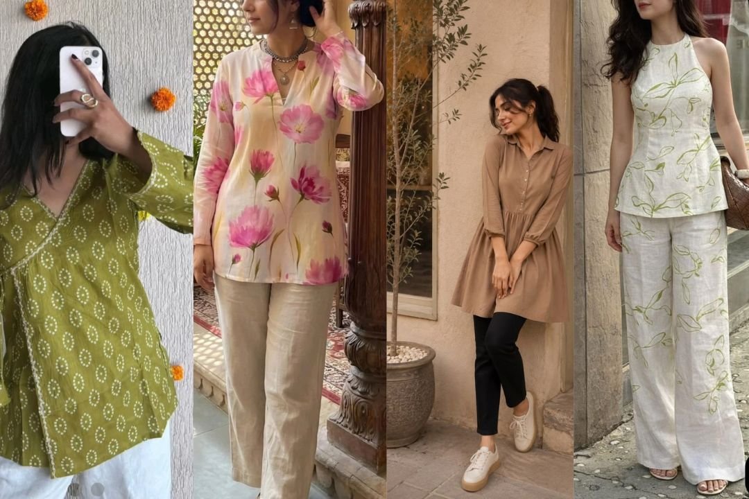 Short Shirt Outfit Women Ethnic