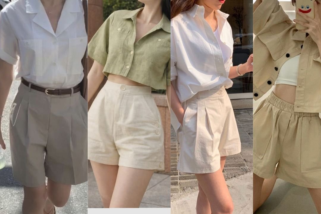 Short Shirt Outfit Women Casual