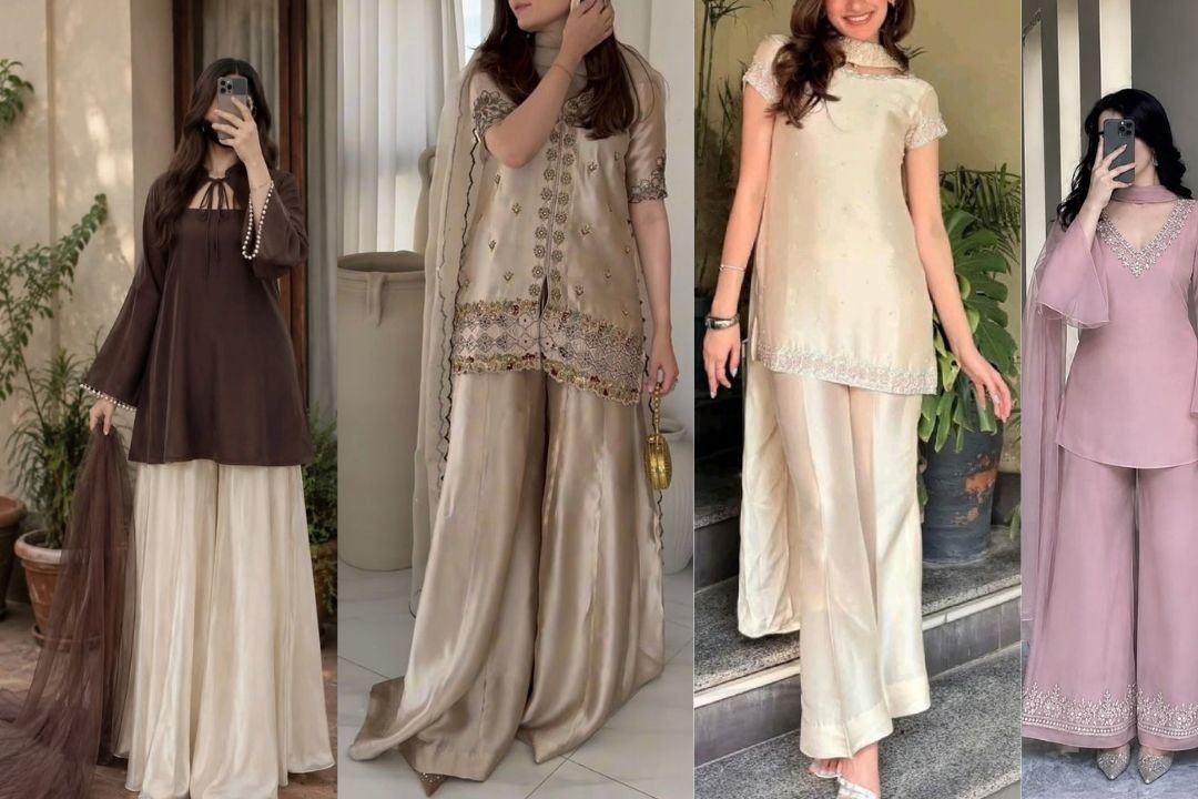 Fancy Dresses Short Shirt with Plazo