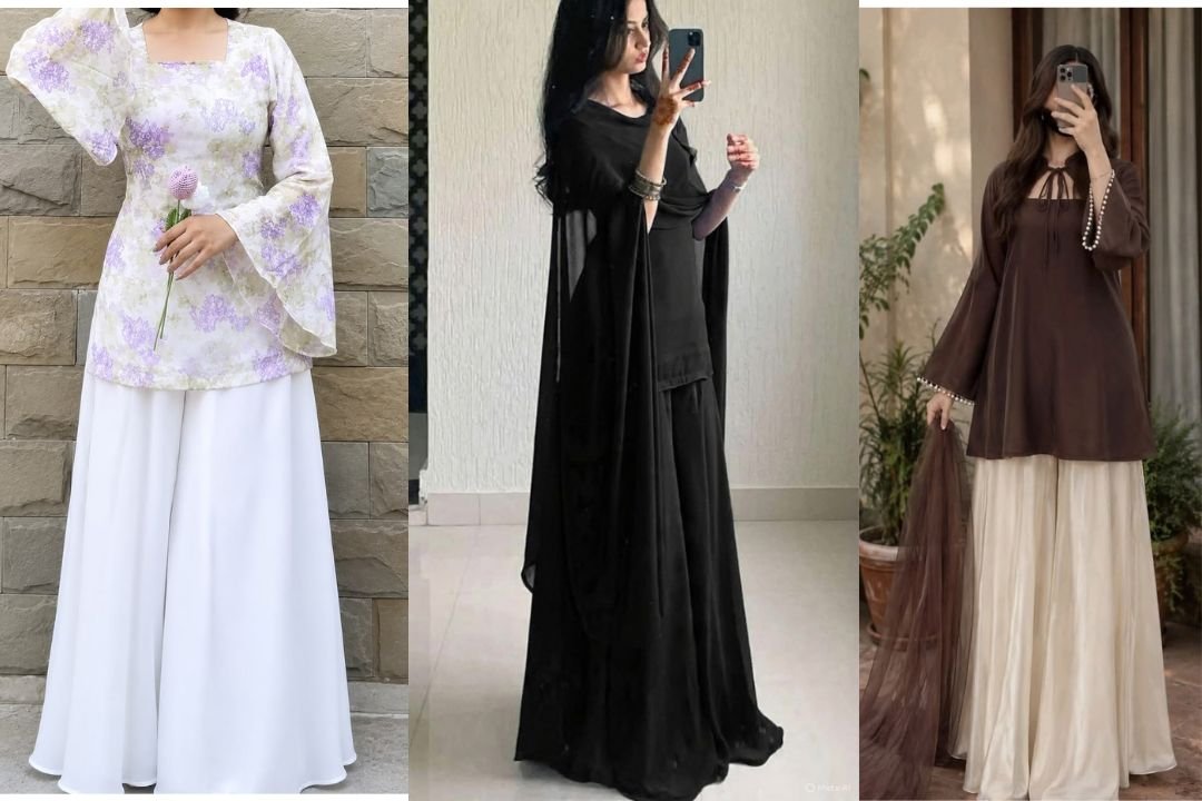 Short Shirt with Plazo Fancy Dress for Eid