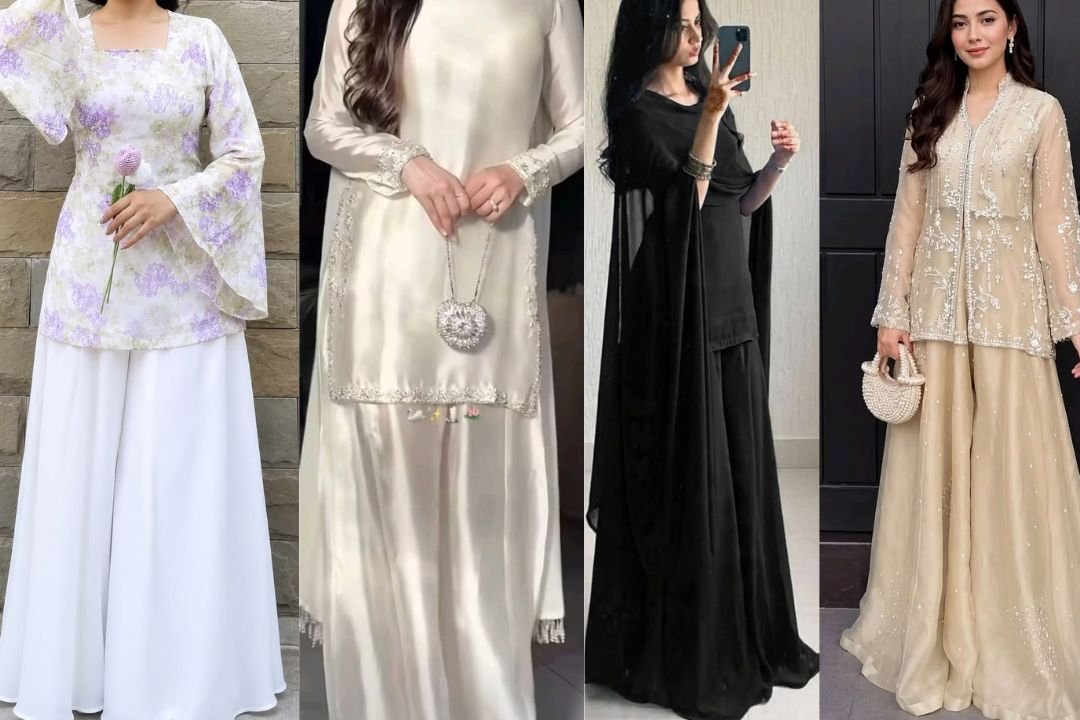 Short Shirt with Farshi Shalwar Wedding