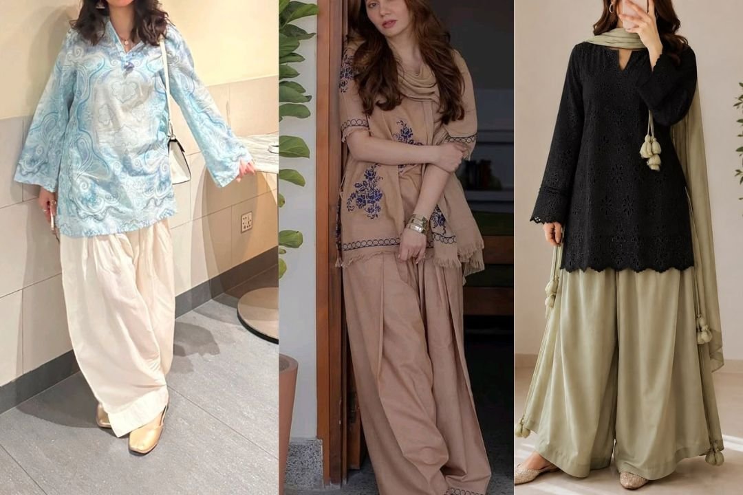 Short Shirt with Shalwar Casual
