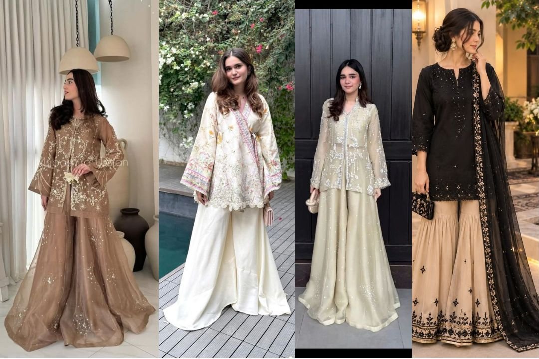 Short Shirt with Sharara