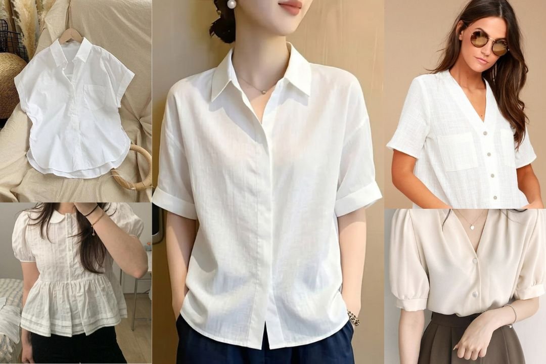 White Short Shirt for Women