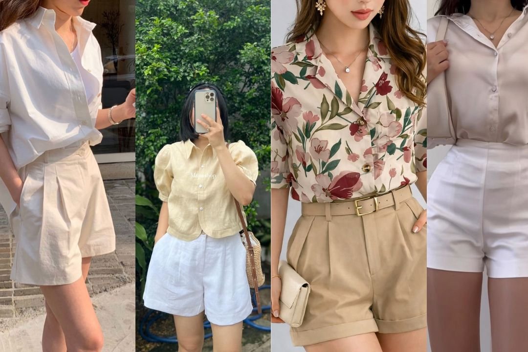 Short Shirt Outfit Women Classy