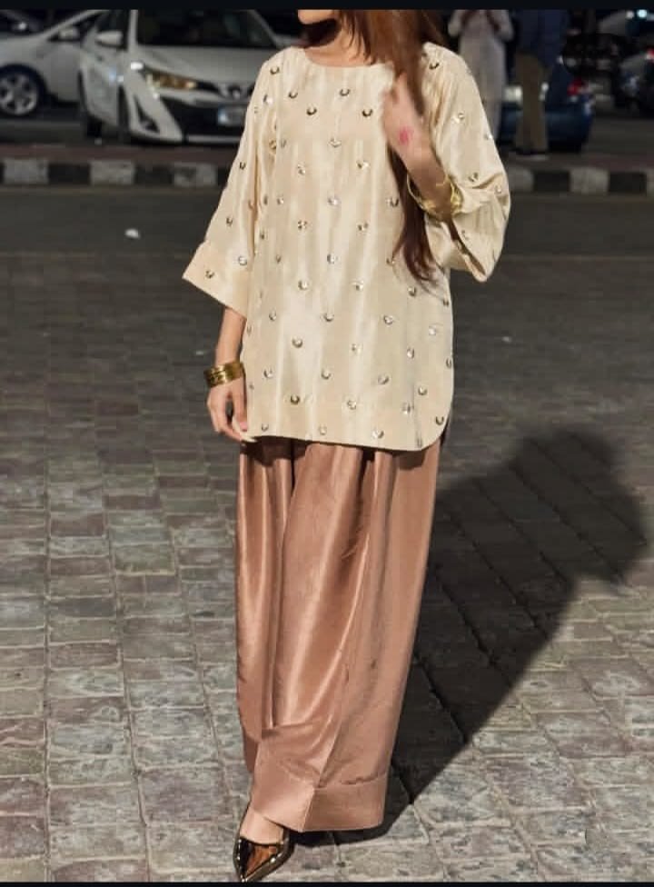 Short Shirts with Farshi Shalwar