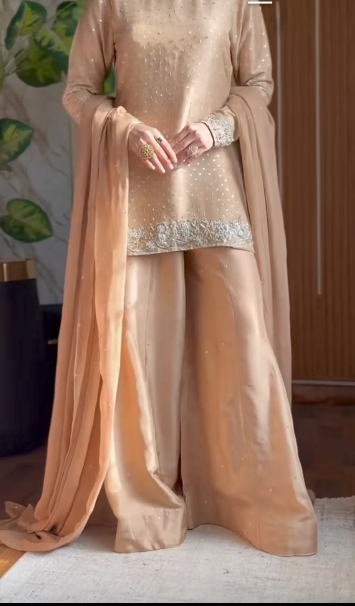 Short Shirt with Flapper Silk