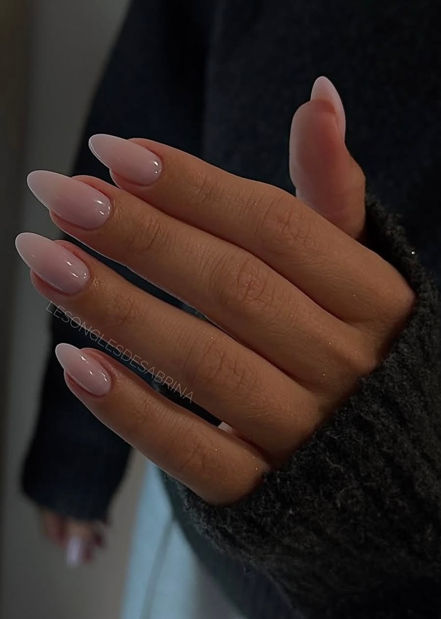 Clean Nails Aesthetic Almond Brown