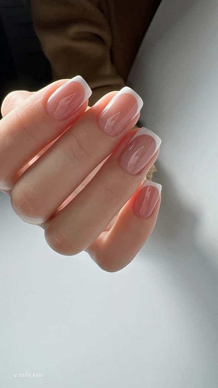 Clean Nails Aesthetic Short Square
