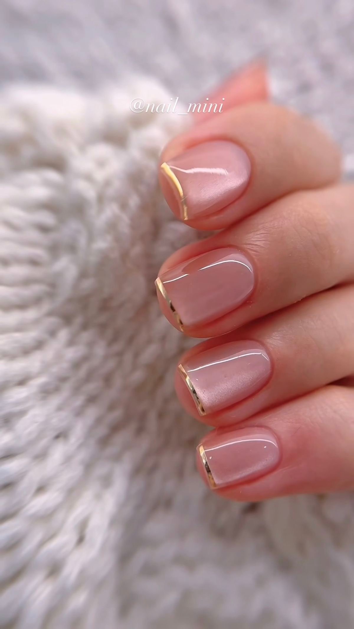 Clean Nails Aesthetic Short Square