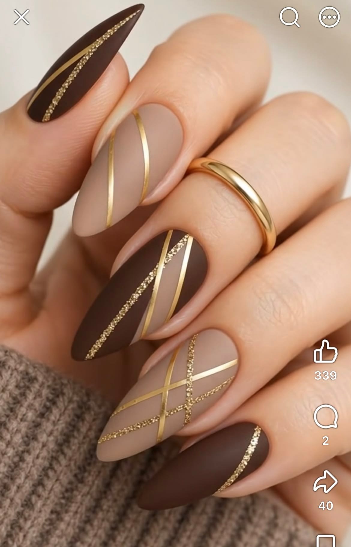 Clean Nails Aesthetic Almond Long