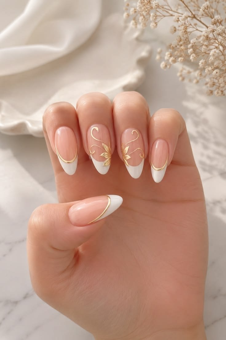 Clean Nails Aesthetic Almond White