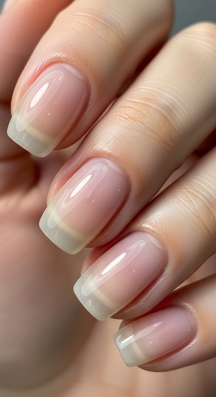 Clean Nails Aesthetic Short Natural