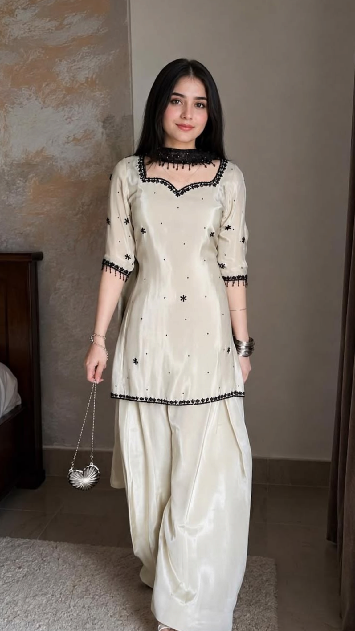 Short Shirt with Flapper Wedding