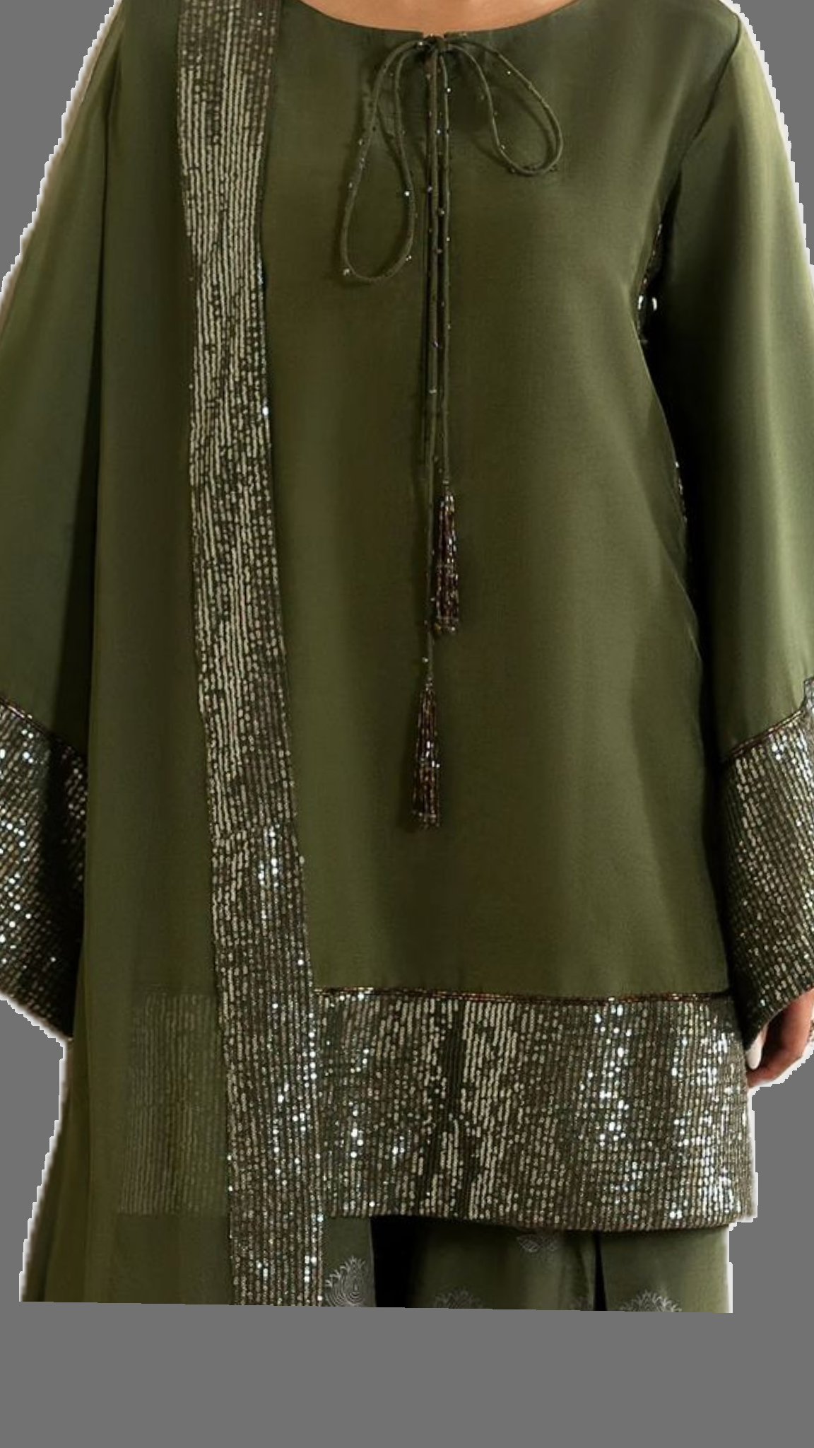 Short Shirt with Flapper Silk
