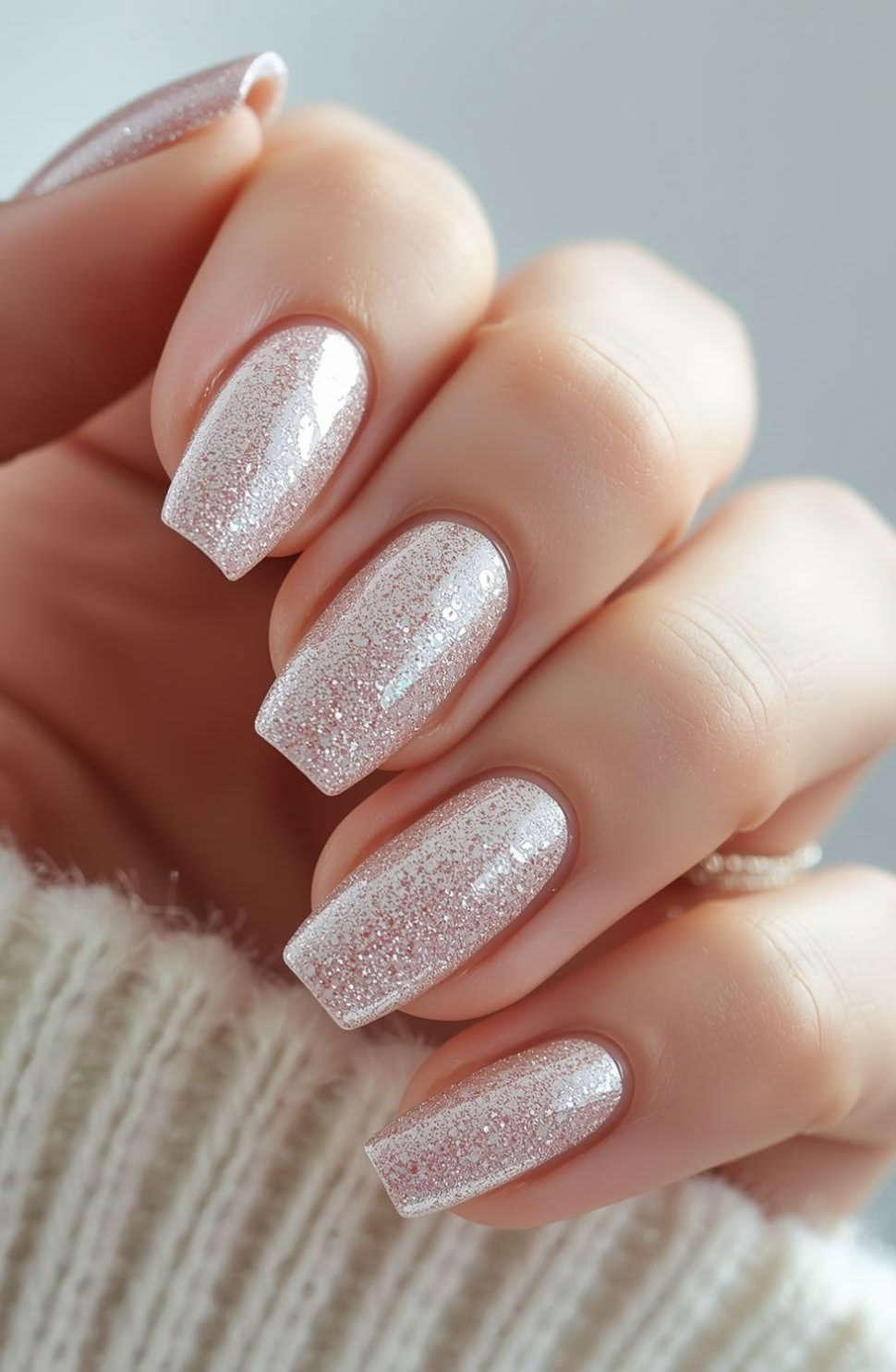 Clean Nails Aesthetic Short Coffin