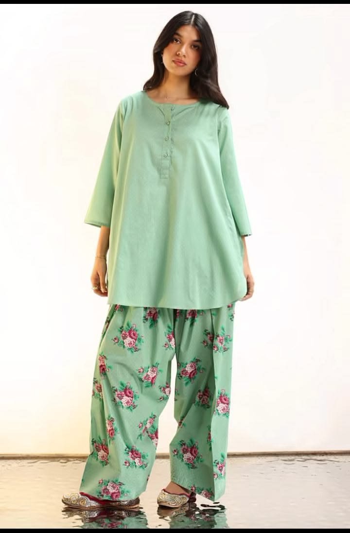 Short Shirts with Farshi Shalwar