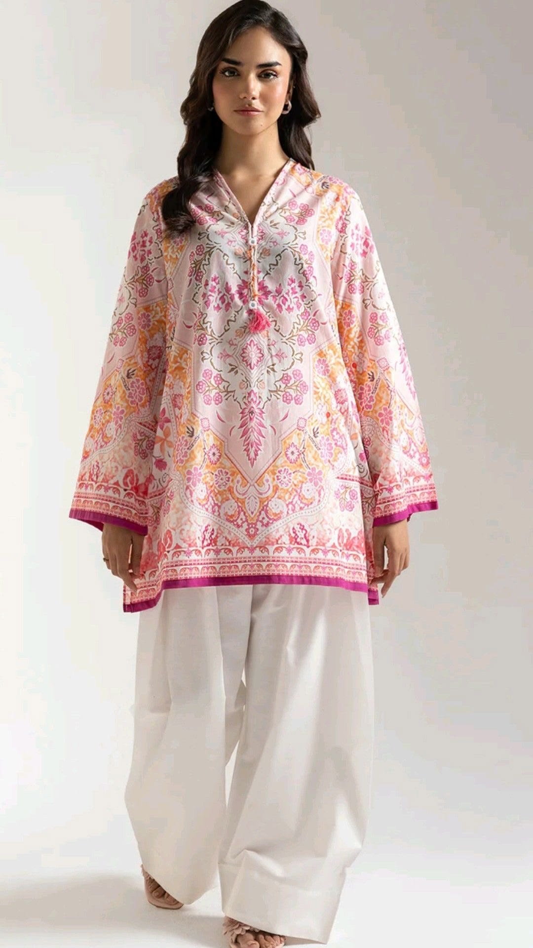 Short Shirts with Farshi Shalwar