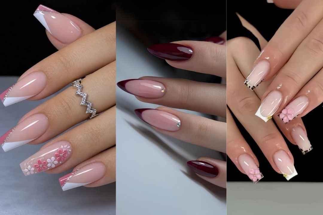 Acrylic Nail Designs French Tip