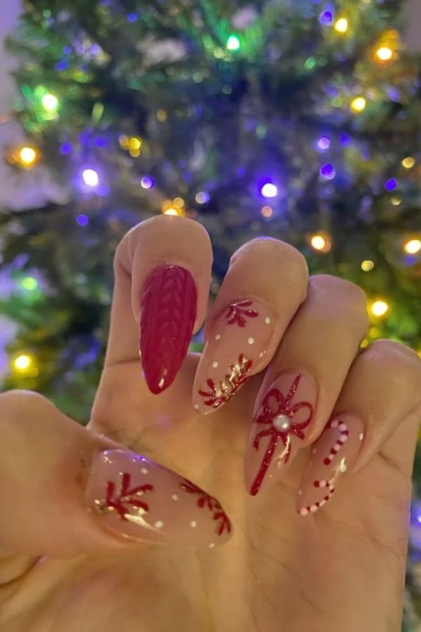 Christmas Nails Aesthetic