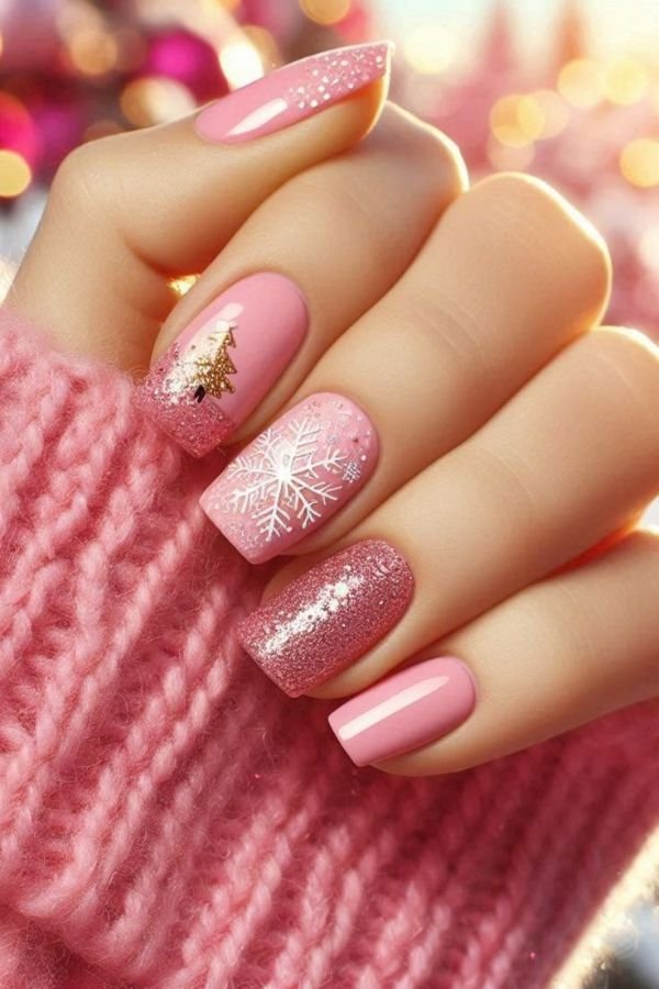 Christmas Nails Acrylic