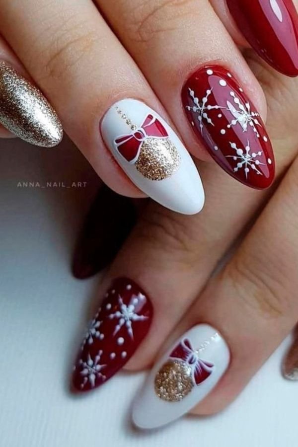 Christmas Nails Acrylic