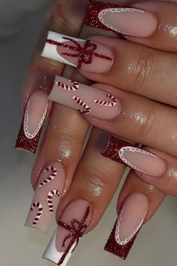 Christmas Nails Acrylic