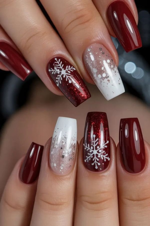Christmas Nails Acrylic