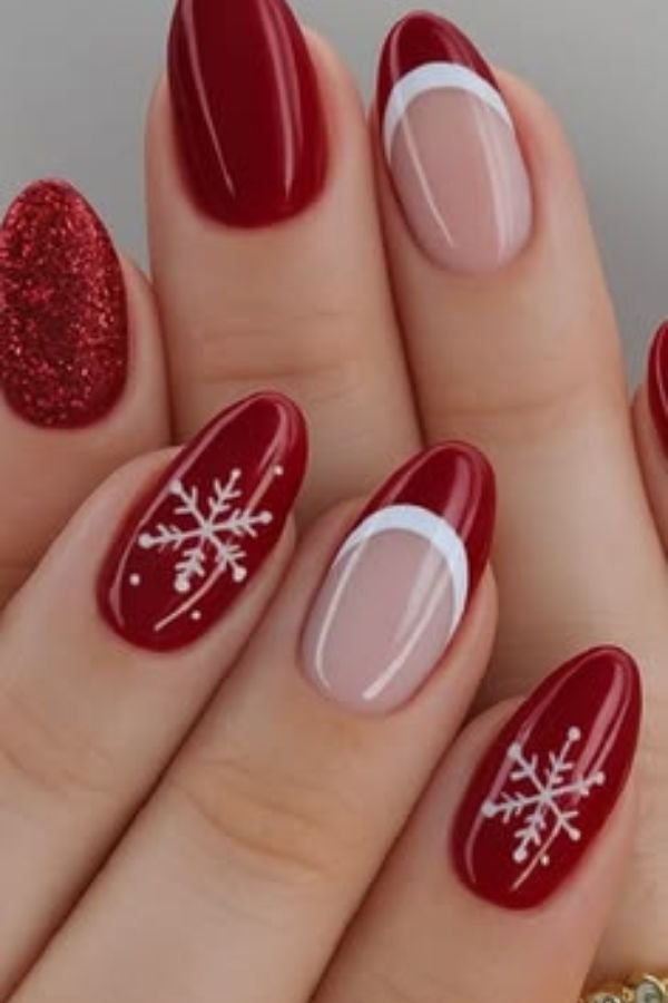 Christmas Nails Simple