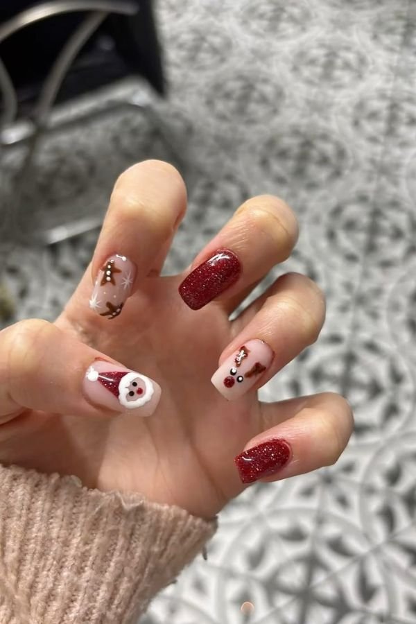 Christmas Nails Simple