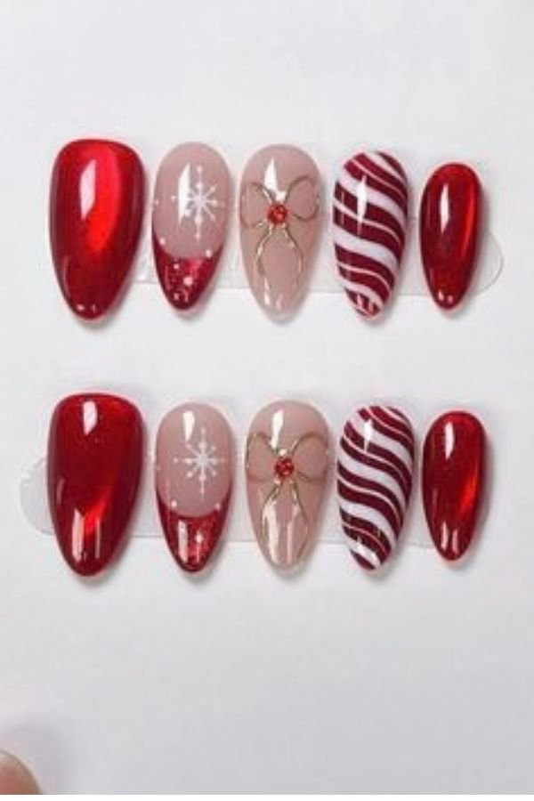 Christmas Nails Simple